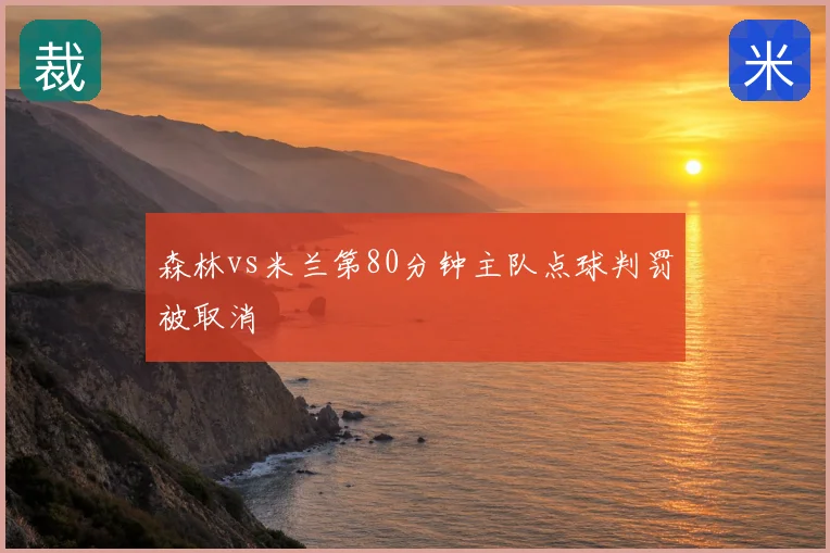 森林vs米兰第80分钟主队点球判罚被取消